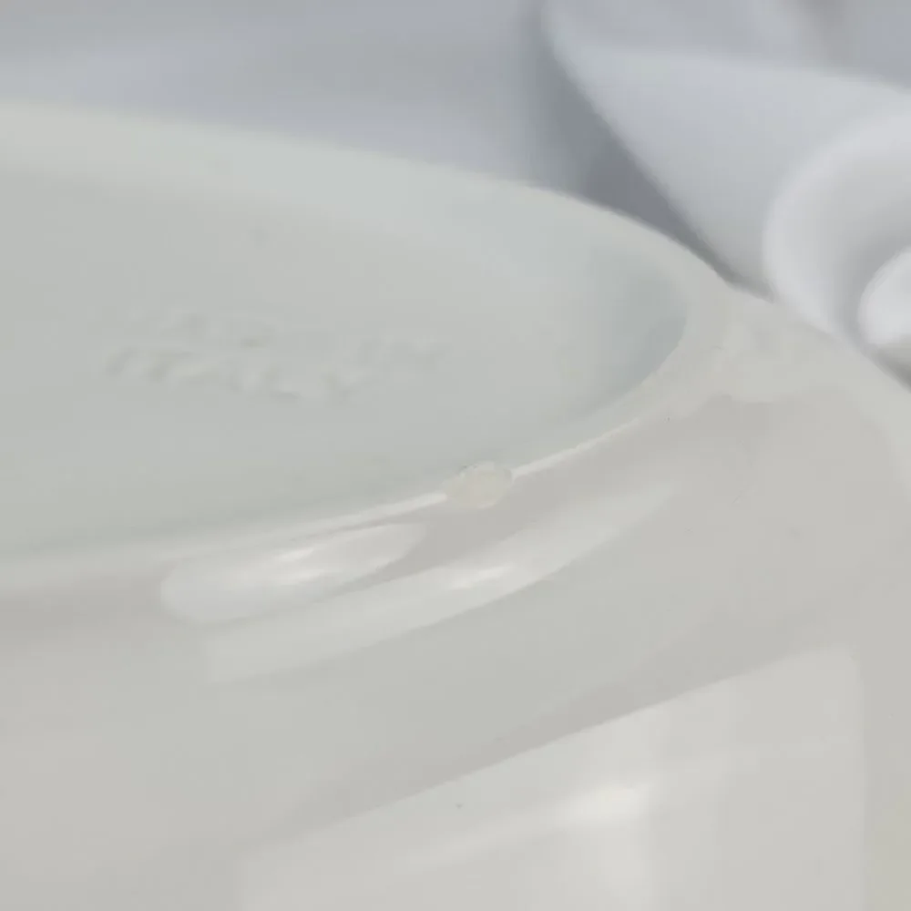 🔹️Williams Sonoma White Leaf Print Italian Serving Platter